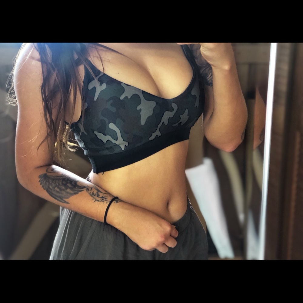 Camou Bra Top